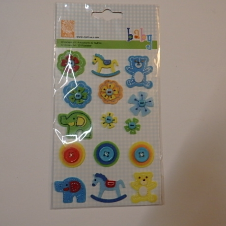 CART-US cArt-Us Baby Sticker Filz Jungen Geburt Kartendeko