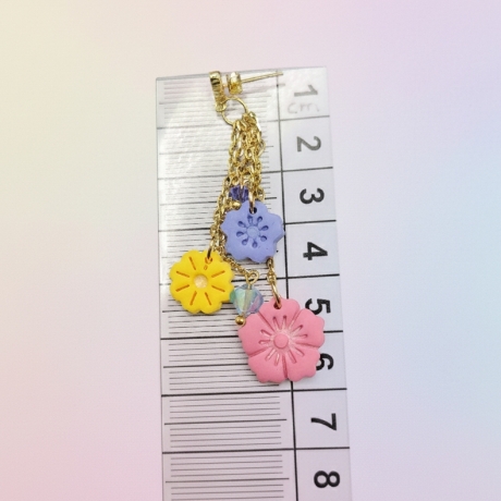 Flower Cascade – Verspielte Blüten-Ohrringe