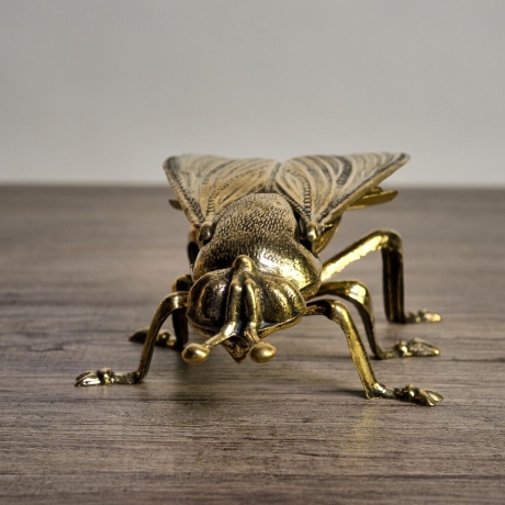 Messing Aschenbecher Insekt (Fliege) - Made in France