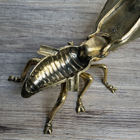 Messing Aschenbecher Insekt (Fliege) - Made in France