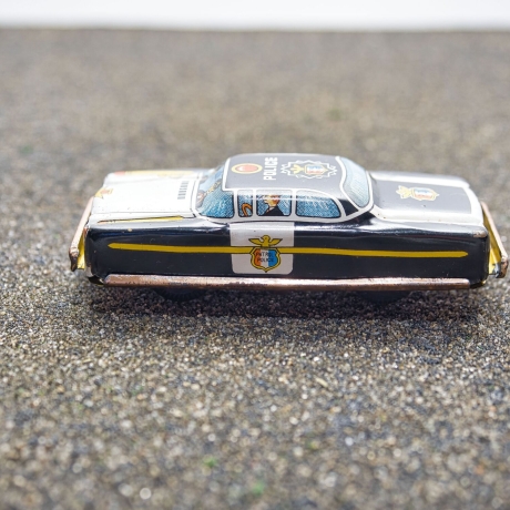 japanisches Blechauto Patrol-Police 1945-1955 aus Konserven Blech