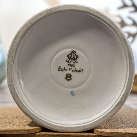 Vase Kobalt - Aelteste Volkstedter Porzellanmanufaktur 1762