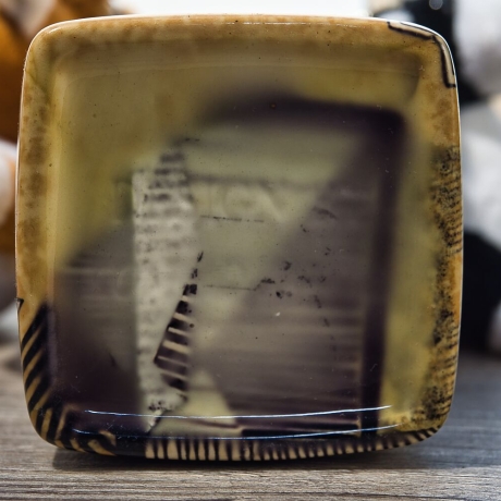 Traditionelle ungarische Steingutvase Klára - handbemalt