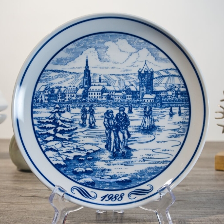 Hutschenreuther Eltviller Weihnacht 1988 Sammelteller - 8D