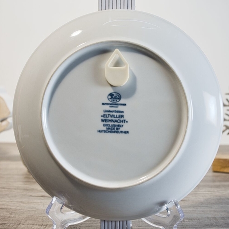 Hutschenreuther Eltviller Weihnacht 1988 Sammelteller - 8D