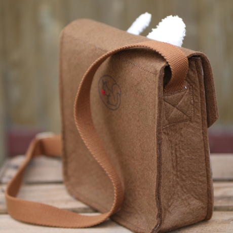 Bär Filztasche Kindergartentasche Umhängetasche