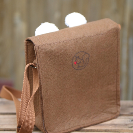 Bär Filztasche Kindergartentasche Umhängetasche