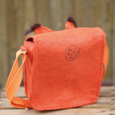 Eichhörnchen Filztasche Kindergartentasche Umhängetasche
