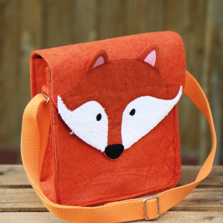 Fuchs Filztasche Kindergartentasche Umhängetasche