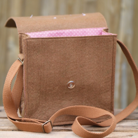 Hase Filztasche Kindergartentasche Umhängetasche