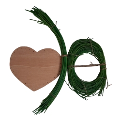 Korbflechtset Grün