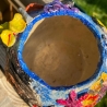 ceramic jar coralreef handmade