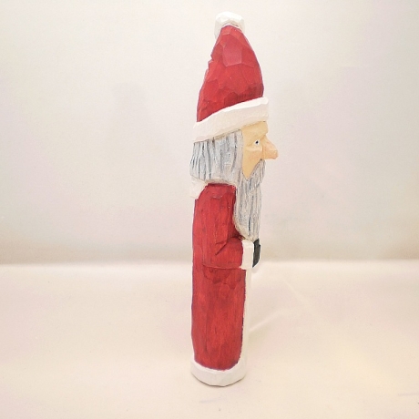 Weihnachtsmann, hand geschnitzt und bemalt
