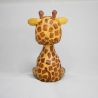 Giraffe, hand geschnitzt und bemalt aus Lindenholz 
