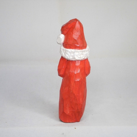 Weihnachtsmann, hand geschnitzt und bemalt