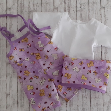 Puppenkleidung 3tlg Set Gr. 40-45 cm