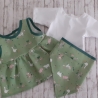 Puppenkleidung 3tlg Set Gr. 40-45 cm