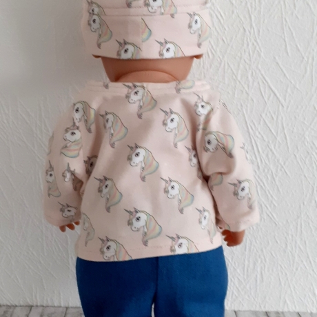 Puppenkleidung 3tlg Set Gr. 40-45 cm