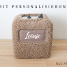 TEDDY PLÜSCH Taupe mit Personalisierung, passend für Toniebox