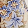 Original-Pavlovo-Schal, beige Blumen, 89x89 cm, Seide
