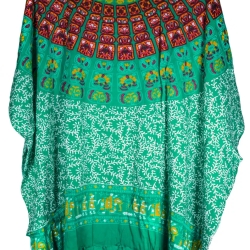 Damen-Kaftan, Handarbeit aus Bali, bunt, Größe 110x88 cm