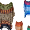 Damen-Kaftan, Handarbeit aus Bali, bunt, Größe 110x88 cm