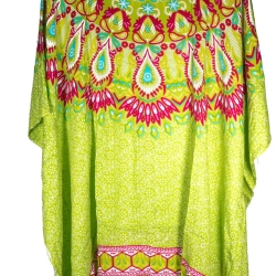 Damen-Kaftan, Handarbeit aus Bali, bunt, Größe 110x88 cm