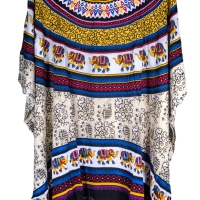 Damen-Kaftan, Handarbeit aus Bali, 110x88 cm, Unikat