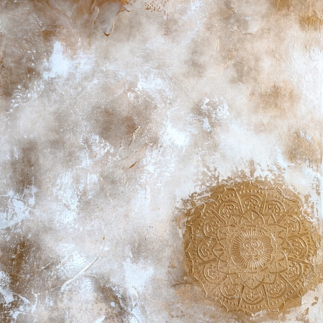 Diptychon extravagant 2teiliges Bilderset gold schwarz gold weiß