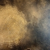 Diptychon extravagant 2teiliges Bilderset gold schwarz gold weiß