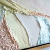 Diptychon abstrakt 2-teiliges Bilderset Acryl Schattenfugenrahmen