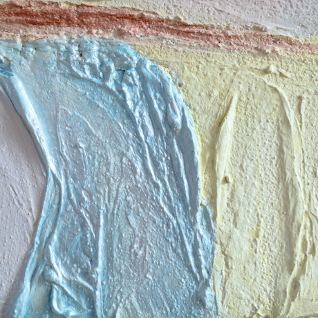 Diptychon abstrakt 2-teiliges Bilderset Acryl Schattenfugenrahmen