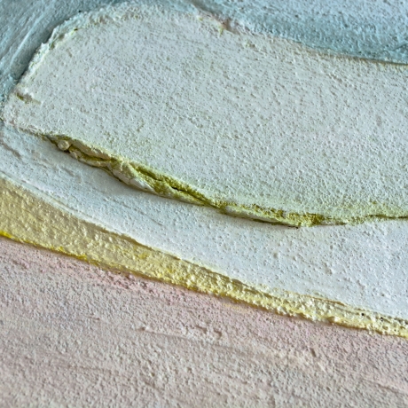 Diptychon abstrakt 2-teiliges Bilderset Acryl Schattenfugenrahmen