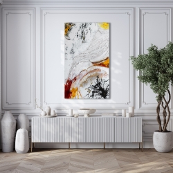 Mixed-Media mit Epoxid-Harz, abstraktes Acryl Bild Epoxy Harmony