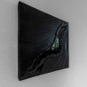 Schwarz-Weiß-Harmonie: Diptychon in Acryl und Epoxidharz – Unikat