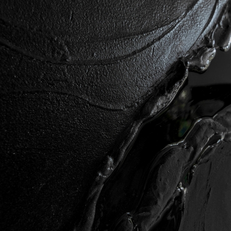 Schwarz-Weiß-Harmonie: Diptychon in Acryl und Epoxidharz – Unikat