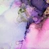 Abstraktes Alcohol-Ink Kunstwerk auf Leinwand, Unikat