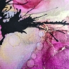 Abstraktes Alcohol-Ink Kunstwerk auf Leinwand, Unikat