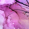 Abstraktes Alcohol-Ink Kunstwerk auf Leinwand, Unikat