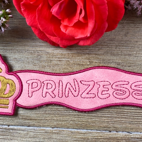 Stickdatei 3D-Anhänger PRINZESSIN, 3D-Stick, Lesezeichen