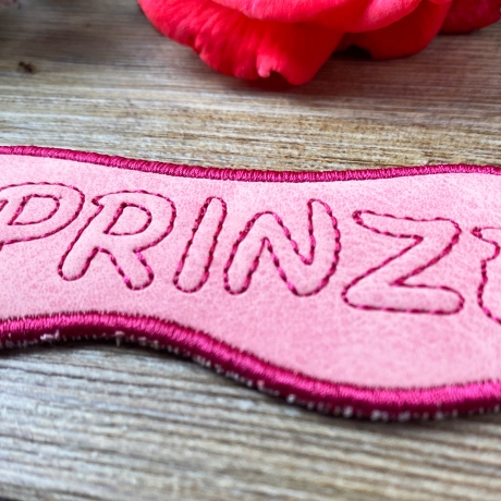 Stickdatei 3D-Anhänger PRINZESSIN, 3D-Stick, Lesezeichen