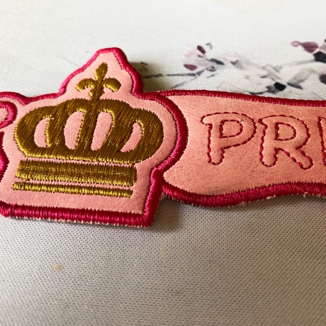 Stickdatei 3D-Anhänger PRINZESSIN, 3D-Stick, Lesezeichen