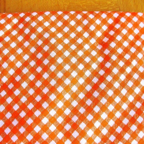Patchworkdeckchen♥Sommer-orange♥genäht von Hobbyhaus