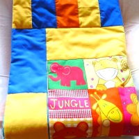 Kinderdecke♥Krabbeldecke♥Jungle♥Patchwork von Hobbyhaus