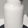 Edelstahl Trinkflasche mit Bambusdeckel - personalisiert