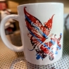 Tasse bedruckt Schmetterling