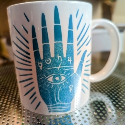 Tasse bedruckt Mysterie