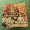 Holzbox  Die Erleuchtung , Buddha, Indien