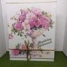 Klappdeckelbox mit Serviettenmotiv Blumenkelch