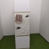 Klappdeckelbox mit Serviettenmotiv Alles Gute, Brief